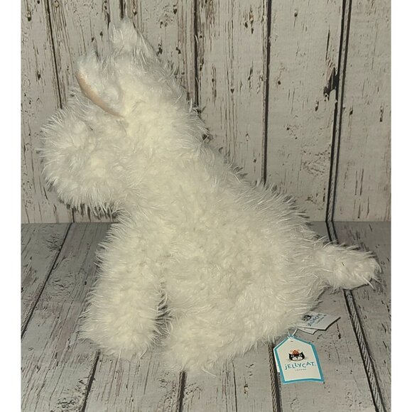 13" NWT Jellycat West Highland Terrier Monroe Plush Stuffed Animal Westie Dog - Picture 2 of 5
